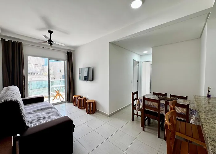 Apartamento Praia Grande Ubatuba Com Churrasqueira Privativa